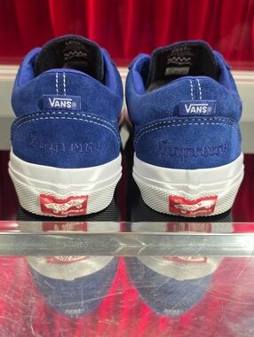 Supreme Vans Skate Sid S. Eff Em Blue Men's 6.0 Women's 7.5 New With Box